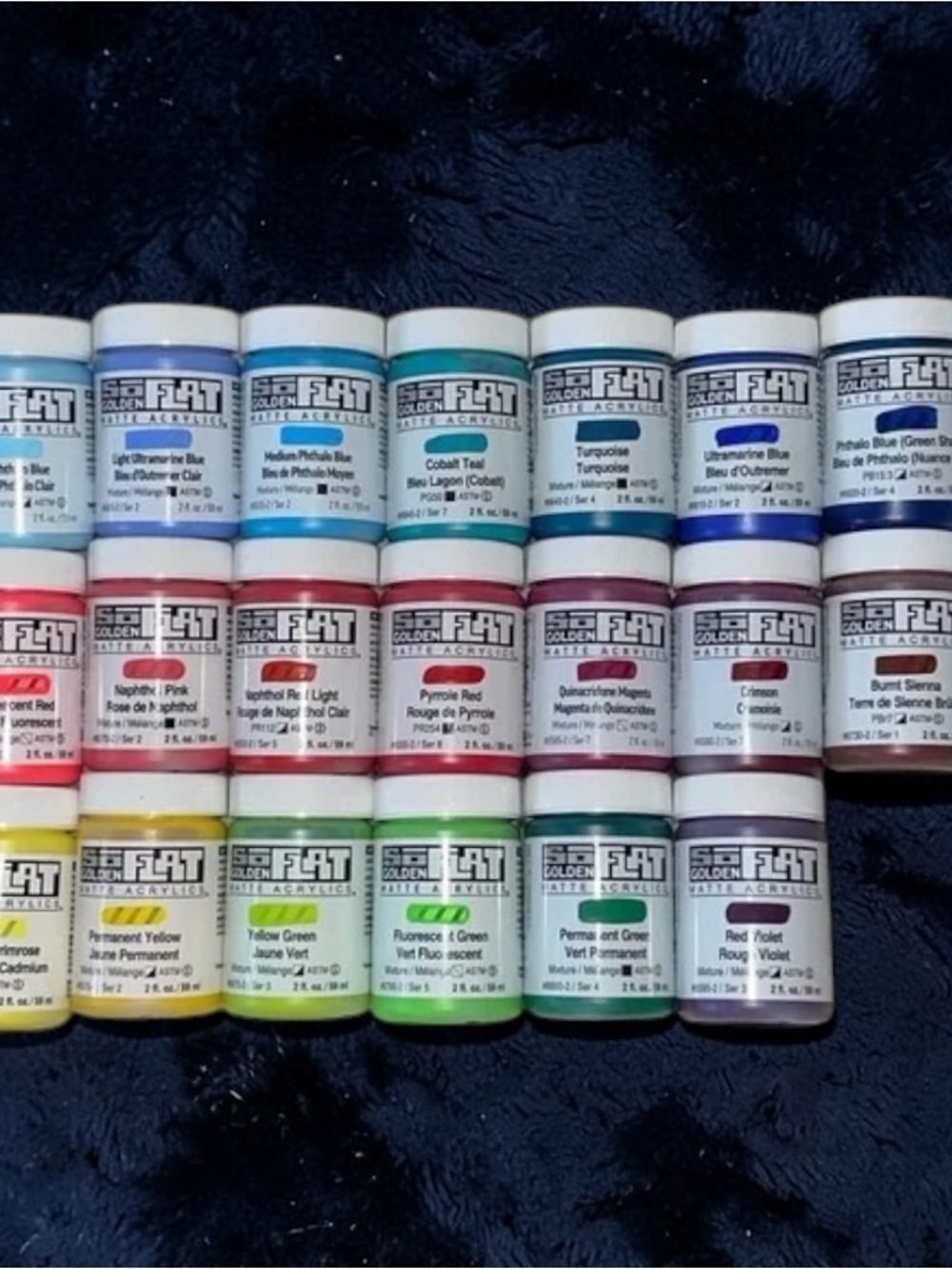 NEW Golden So Flat Acrylic Paint Lot of 20